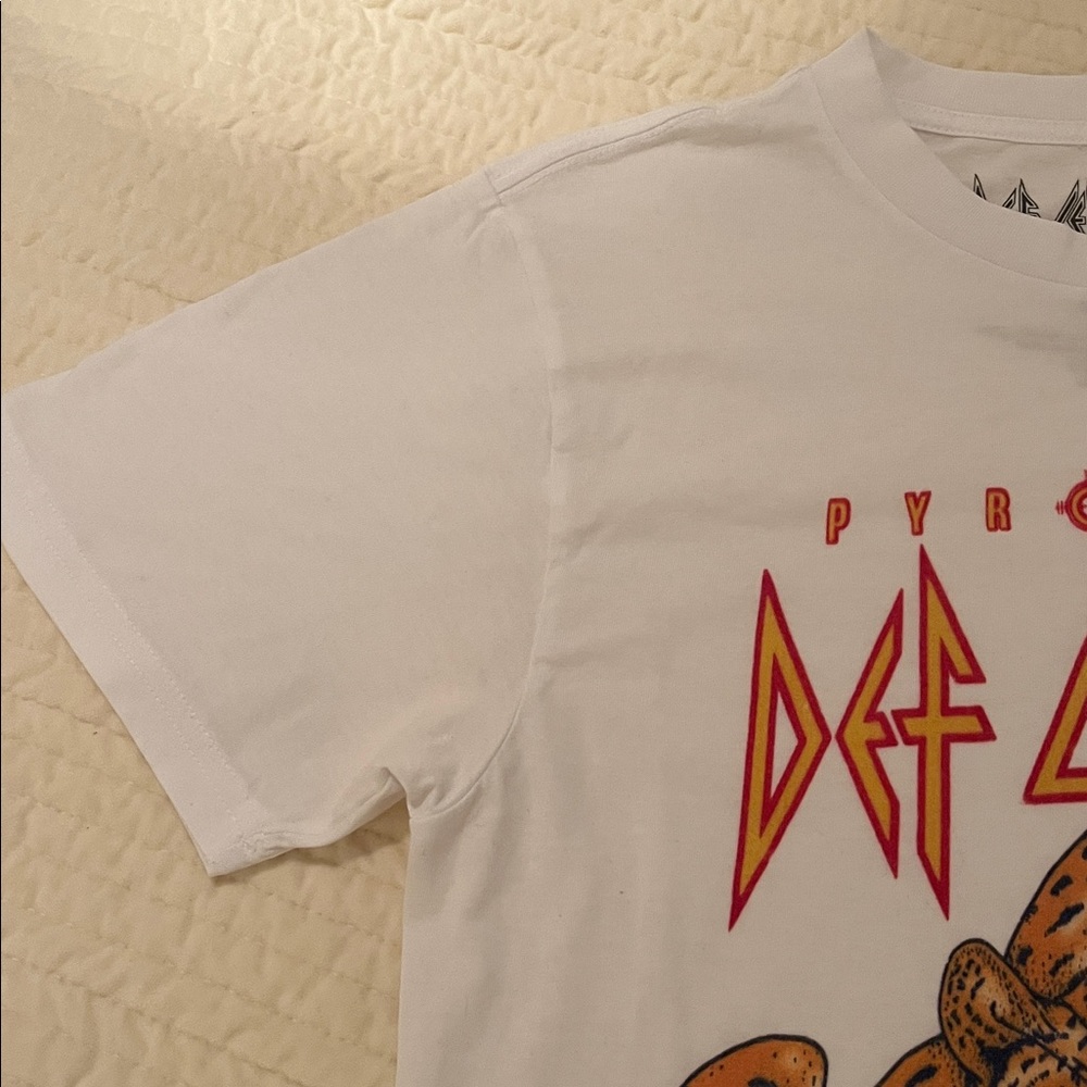 Def Leppard 1983 Tour White T-Shirt Small - Picture 5 of 7